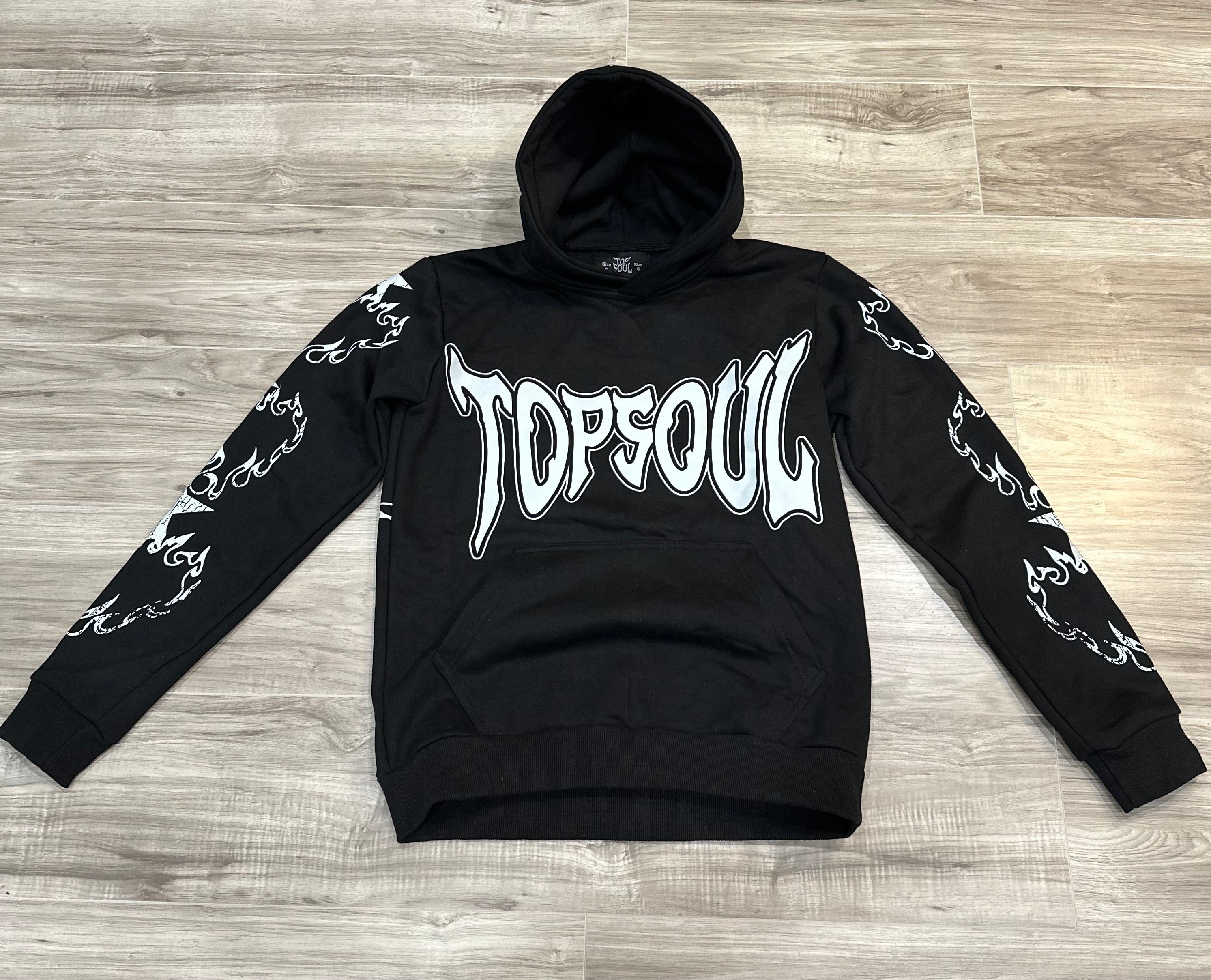 COAL BLACK HOODIE