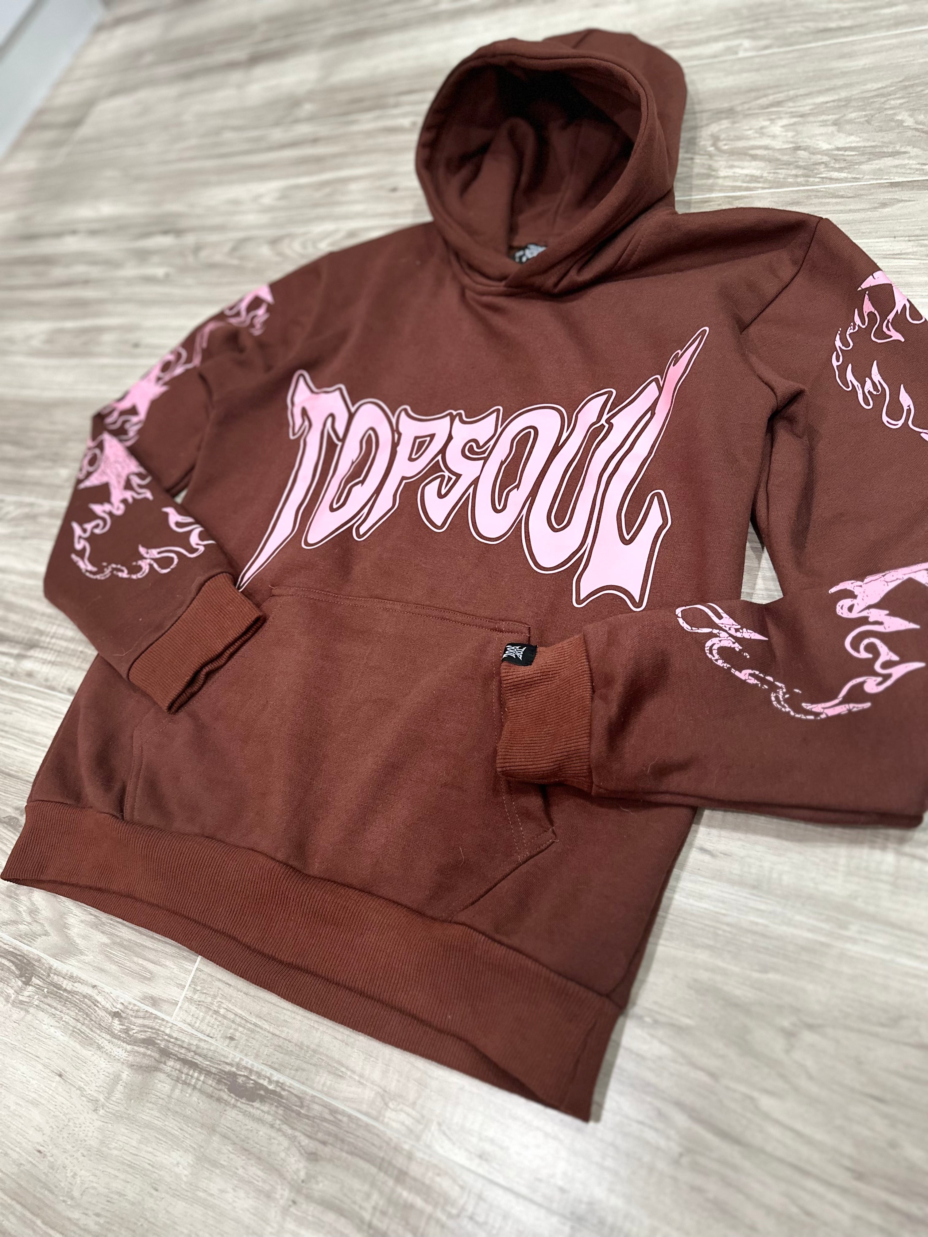 MOCHA PINK HOODIE